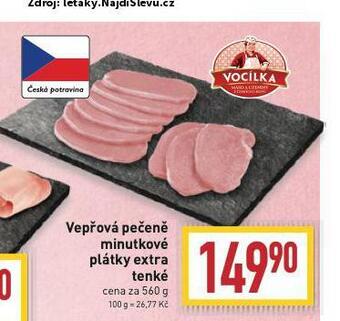Billa Vepřová pečeně nabídka