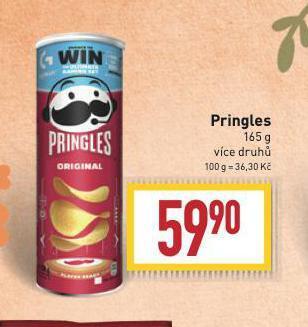 Billa Pringles nabídka