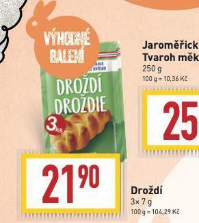 Billa Droždí nabídka