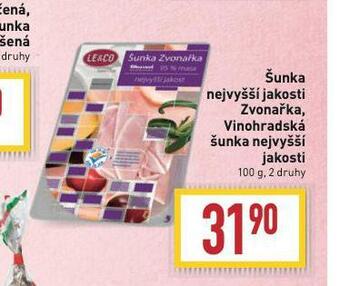 Billa Vinohradská šunka nabídka