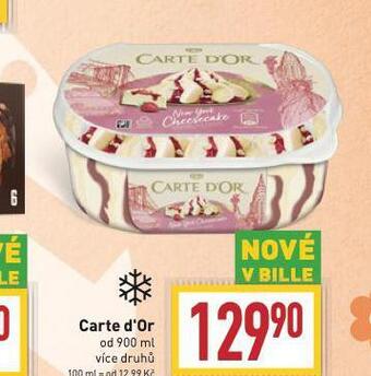 Billa Carte d'or zmrzlina nabídka