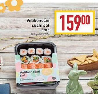 Billa Velikonoční sushi set nabídka