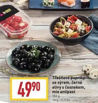 Billa Černé olivy s česnekem nabídka