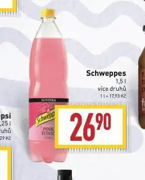 Billa Schweppes nabídka