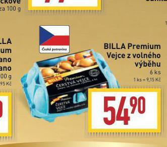 Billa Vejce nabídka