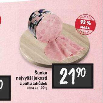 Billa Šunka nejvyšší jakosti nabídka