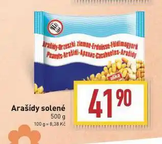 Billa Arašídy solené nabídka