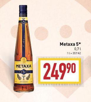 Billa Metaxa 5* nabídka