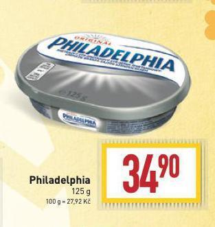 Billa Philadelphia sýr nabídka