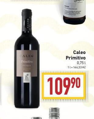 Billa Caleo primitivo nabídka