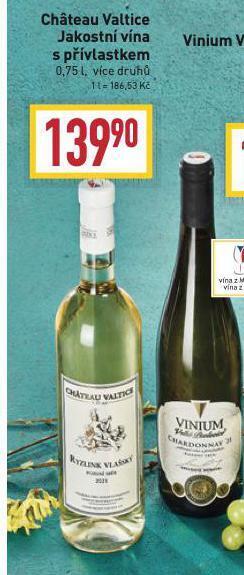 Billa Chateau valtice nabídka