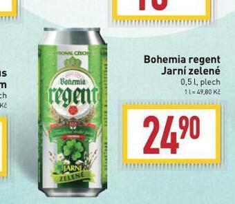 Billa Pivo bohemia regent nabídka