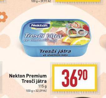 Billa Nekton tresčí játra nabídka
