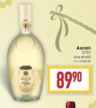 Billa Asconi nabídka