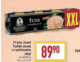 Billa Franz josef tuňák steak nabídka