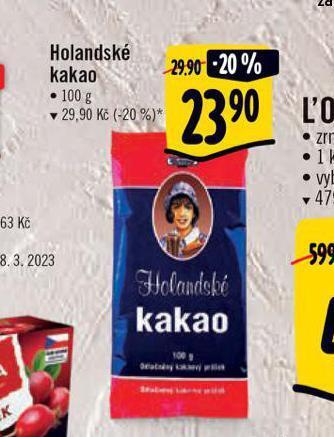 Albert Holandské kakao nabídka