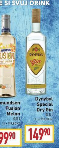 Billa Dynybyl gin nabídka