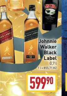 Billa Johnnie walker black label nabídka