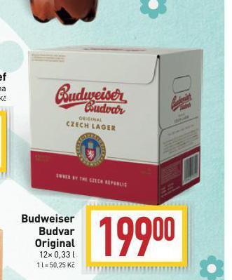 Billa Pivo budweiser budvar nabídka