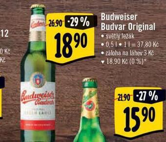 Albert Pivo budweiser budvar original nabídka