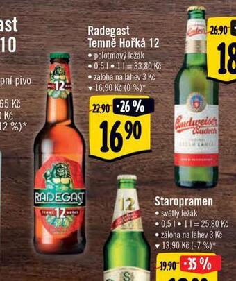 Albert Pivo radegast temně hořká 12 nabídka