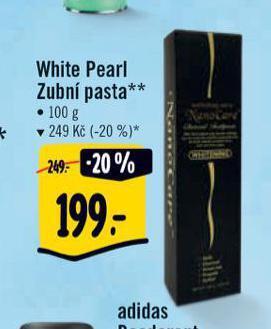Albert White pearl zubní pasta nabídka