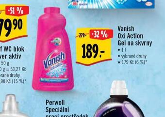 Albert Vanish oxi action gel na skvrny nabídka