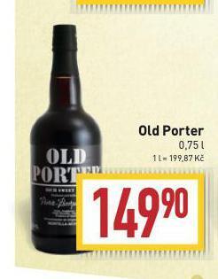 Billa Old porter nabídka