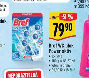 Albert Bref wc blok power aktiv nabídka