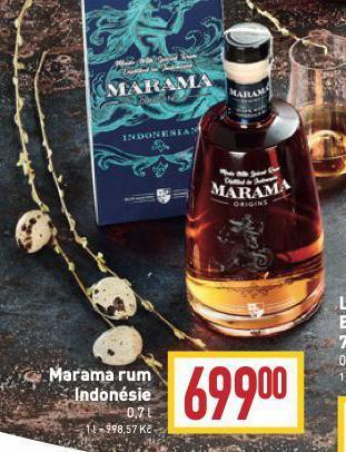 Billa Marama rum indonésie nabídka