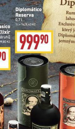 Billa Diplomático reserva nabídka