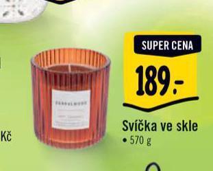 Albert Svíčka ve skle nabídka