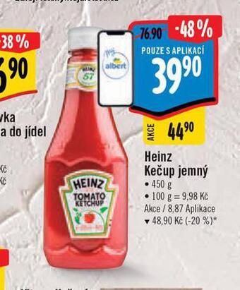 Albert Heinz kečup jemný nabídka