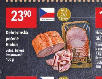Globus Debrecínská pečeně nabídka