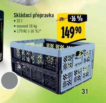 Skládací přepravka