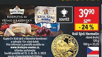 Globus Král sýrů hermelín nabídka