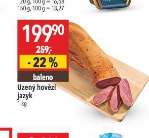 Globus Uzený hovězí jazyk nabídka