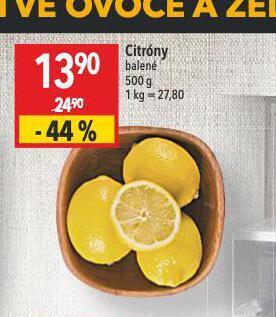 Globus Citróny nabídka