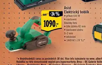 Albert Asist elektrický hoblík nabídka