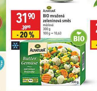 Globus Bio mražená zeleninová směs nabídka