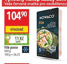 Globus Filé porce nabídka