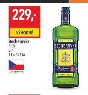 Globus Becherovka nabídka