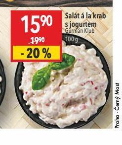 Globus Salát á la krab s jogurtem nabídka