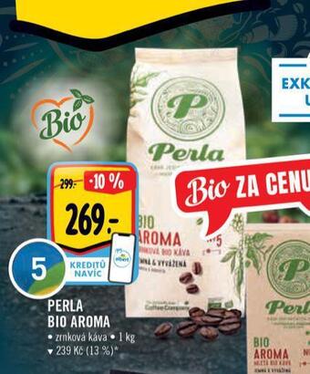 Albert Perla bio aroma zrnková káva nabídka
