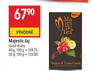 Globus Majestic čaj nabídka