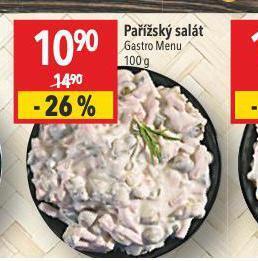 Globus Pařížský salát nabídka