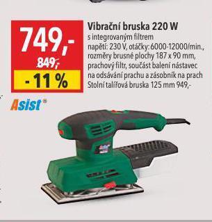Globus Vibrační bruska nabídka