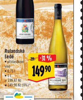 Albert Rulandské šedé nabídka