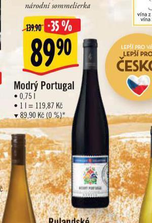 Albert Modrý portugal nabídka