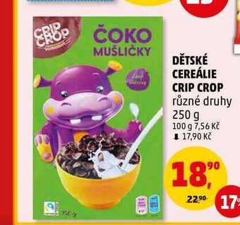 Penny Market Dětské cereálie crip crop, 250 g nabídka